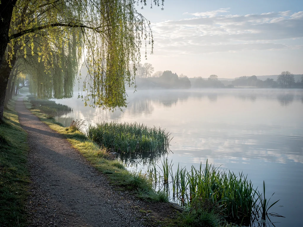 Chemin au bord de l'eau