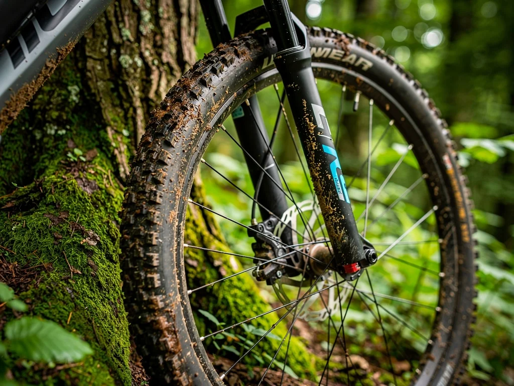 VTT en forêt